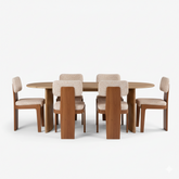 Saanra 6 Seater Dining Set